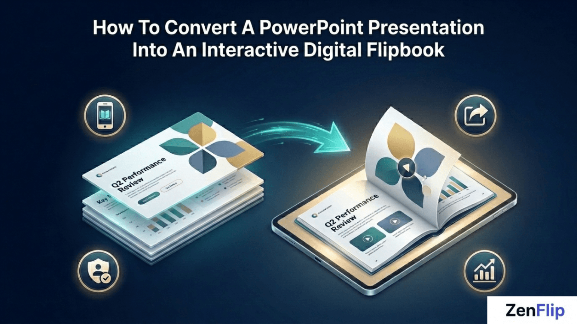 How To Convert A Powerpoint Presentation into an Interactive Flipbook - Feature Image