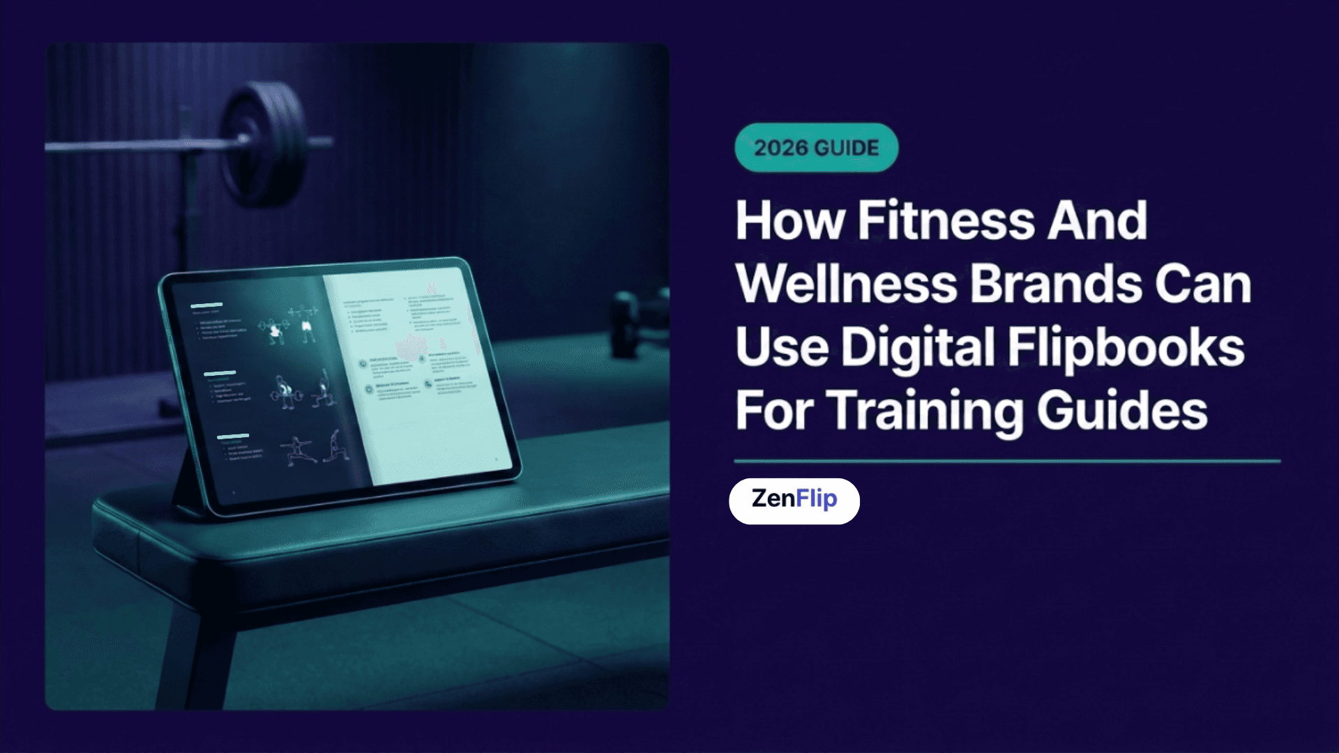 How Fitness And Wellness Brands Can Use Digital Flipbooks For Training Guides - Feature Image