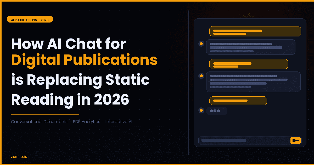 How AI Chat for Digital Publications is Replacing Static Reading in 2026.