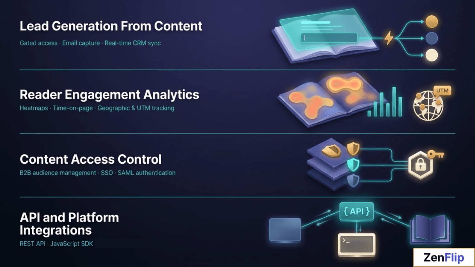 How ZenFlip Powers Your Publishing Operations - Infographic