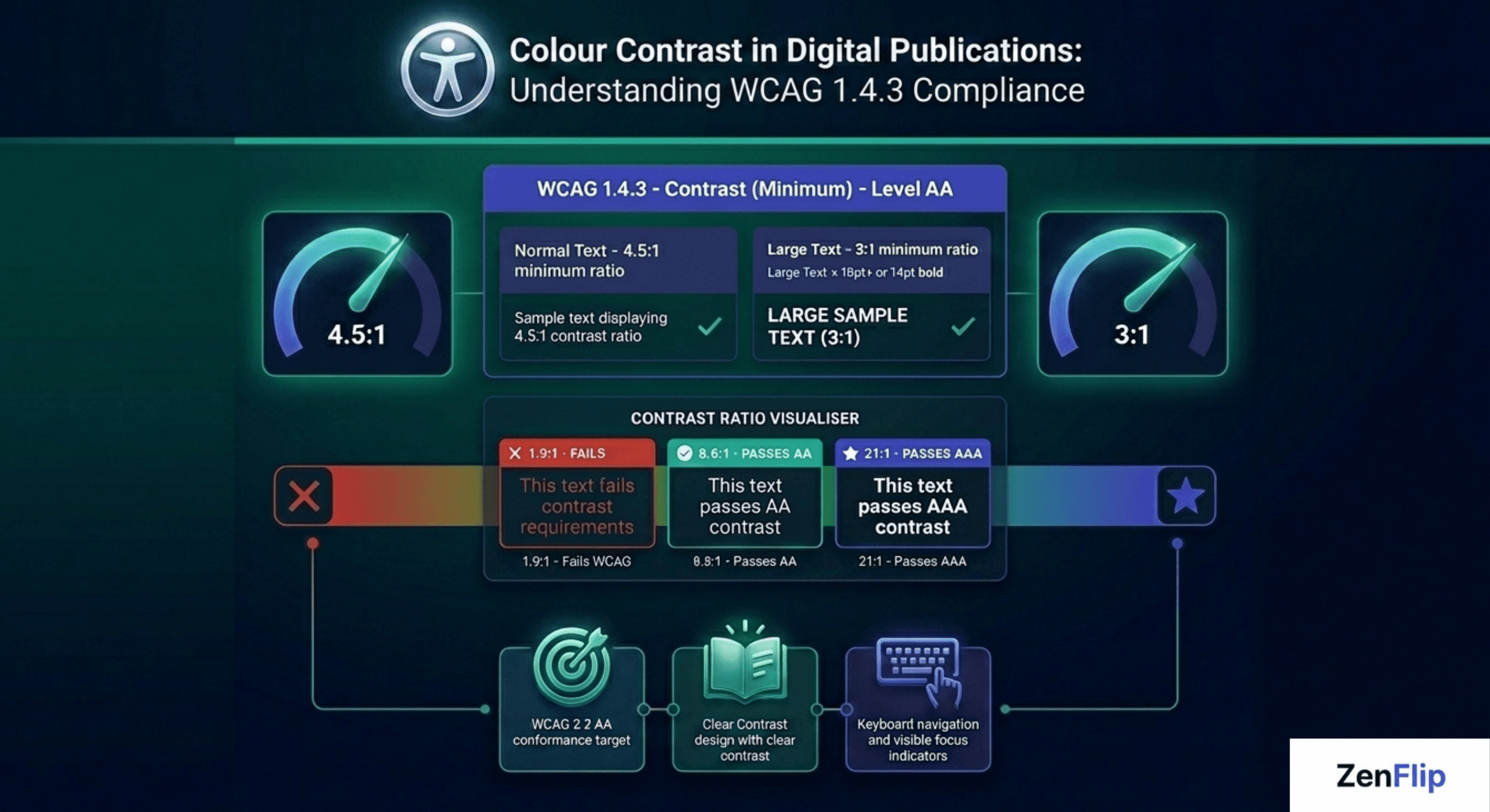 Colour Contrast in Digital Publications Understanding WCAG 1.4.3 Compliance
