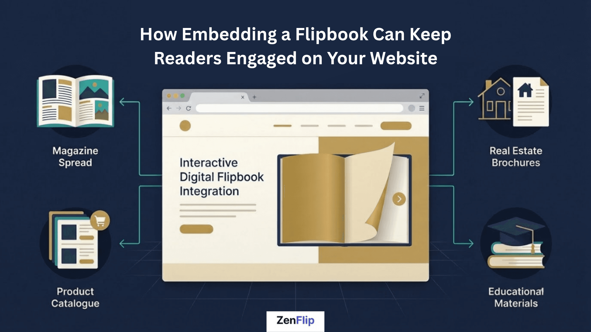 How Embedding a Flipbook Can Keep Readers Engaged on Your Website - Feature Image
