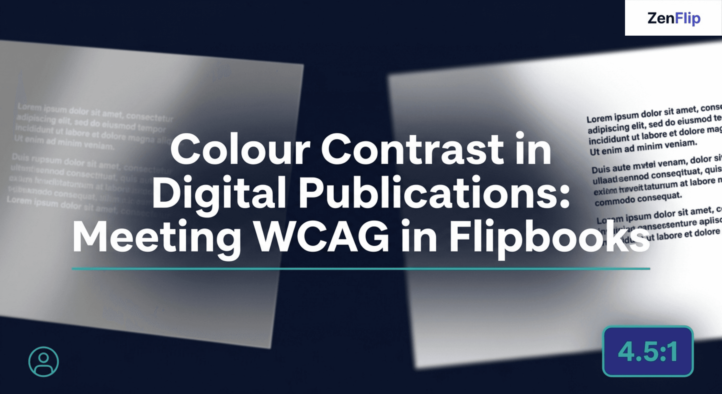 Colour Contrast in Digital Publications Meeting WCAG in Flipbooks
