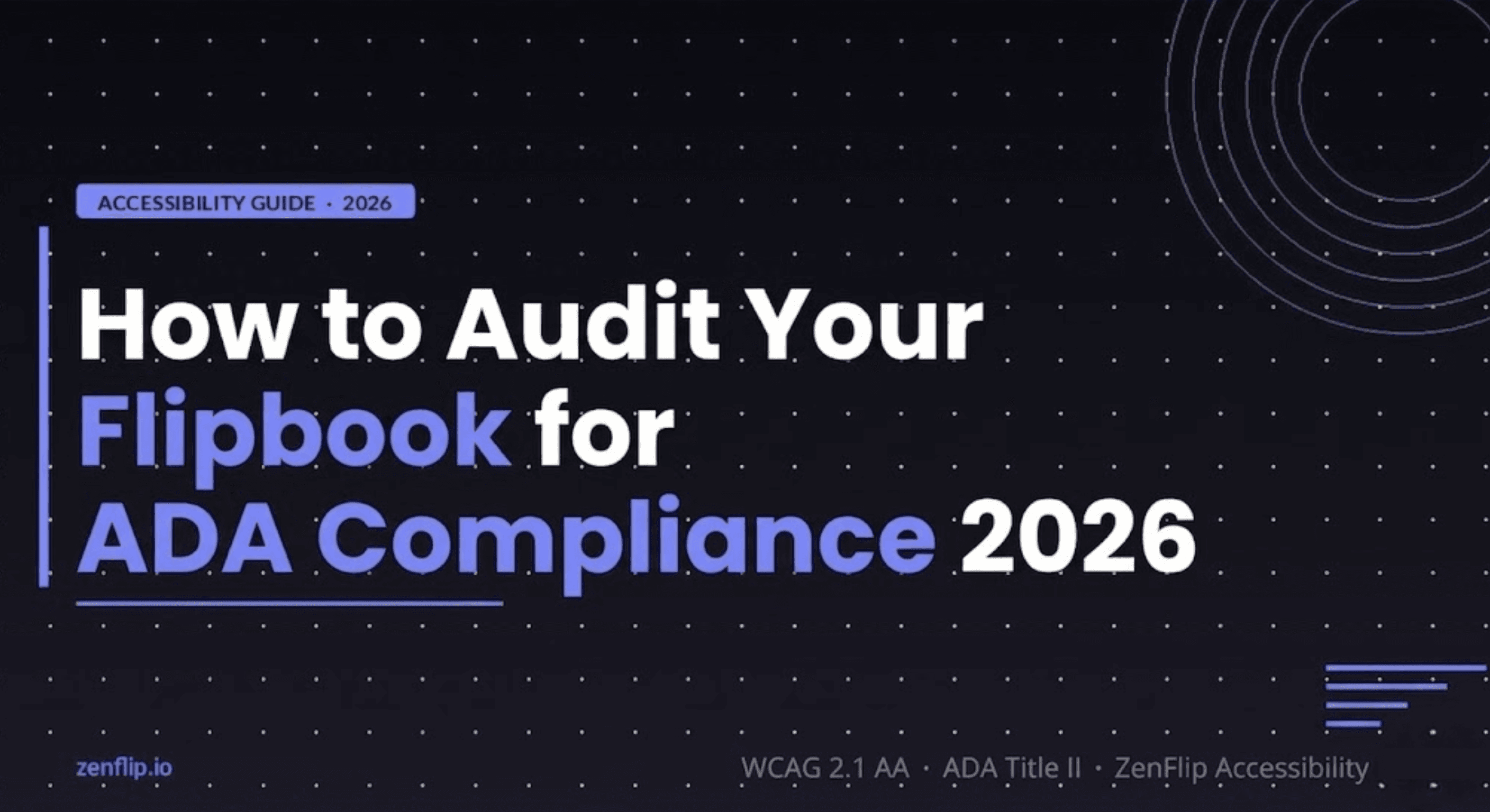 How To Audit Your Flipbook For ADA Compliance 2026