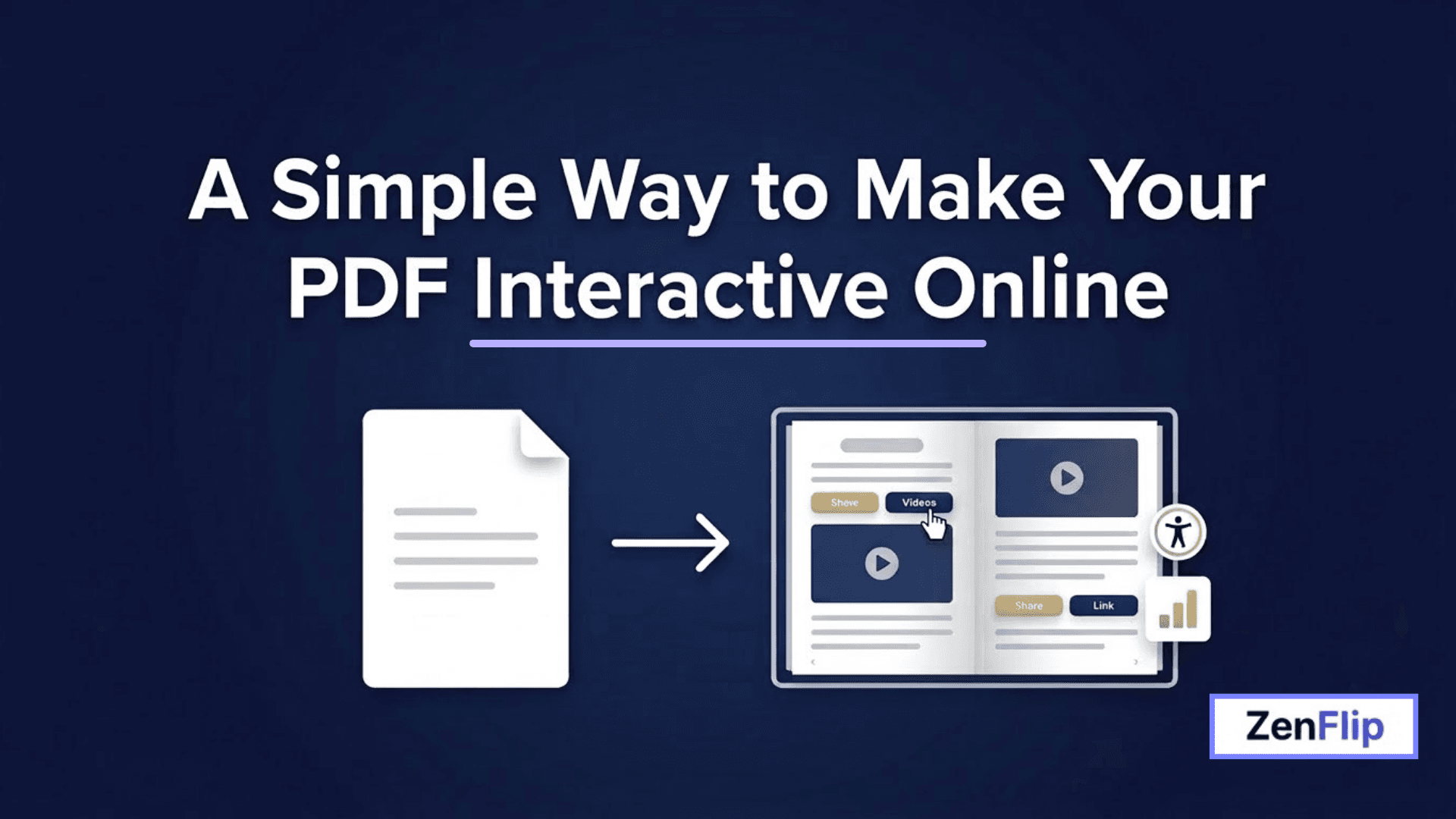 A Simple Way to Make Your PDF Interactive Online - Feature Image