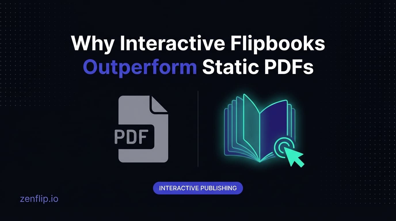 Why Interactive Flipbooks Outperform Static PDFs