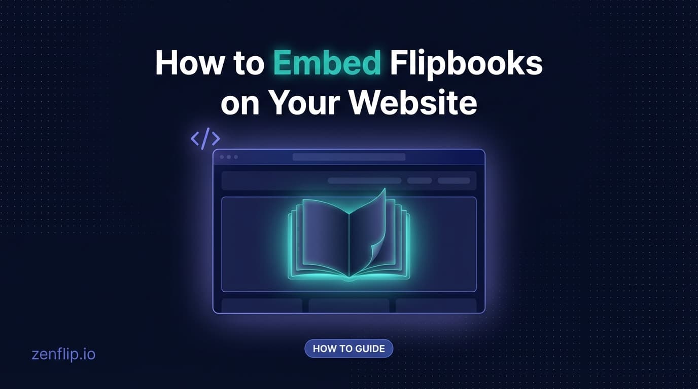 How to Embed Flipbooks on your Website